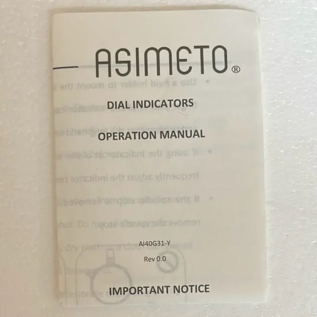RELOJ COMPARADOR 0-10MM-0.01 ASIMETO 402-10-0-NC - Imagen 2